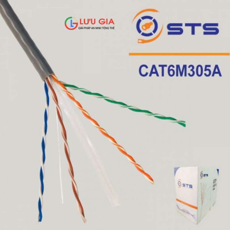 Cáp mạng STS CAT6 – UTP (Unshield Twist Pair) - CÔNG NGHỆ LƯU GIA