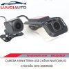 CAMERA HÀNH TRÌNH USB 2 KÊNH CHO MÀN DVD ANDROID NAVICOM X3