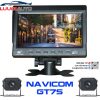 Camera hành trình xe tải Navicom GT7S với 2 camera tách rời màn hình rộng với nhiều tính năng hỗ trợ lái xe an toàn.