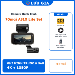 Camera hành trình 70mai 4K A810 Lite