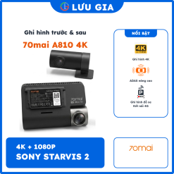 Camera Hành Trình 70mai Dash Cam A810 4K – Đỉnh Cao Giám Sát Hành Trình Ô Tô