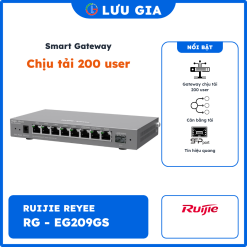 Thiết bị định tuyến Smart Gateway 1 cổng quang Ruijie Reyee RG-EG209GS (Chịu tải 200 User)